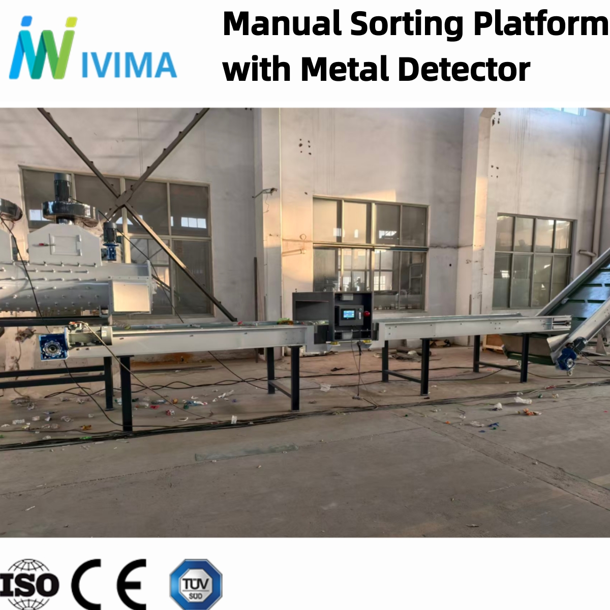 <strong>Manual Sorting Platformwith Metal Detector</strong>