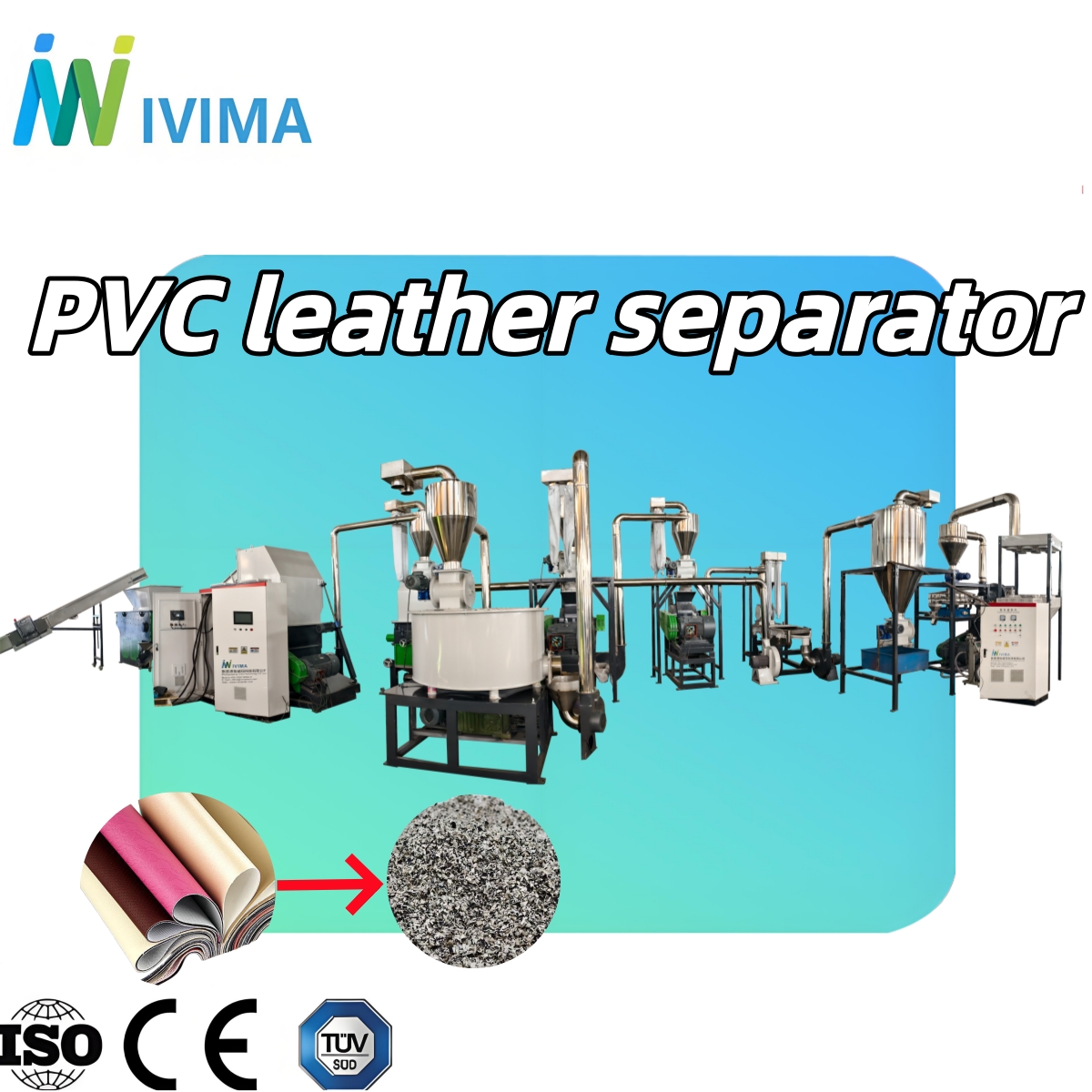 PVC Leather Recycling And Separation Line
