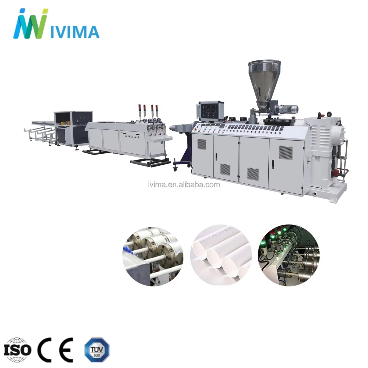 16-32mm Four Cavity PVC Conduit Pipe Extrusion Line