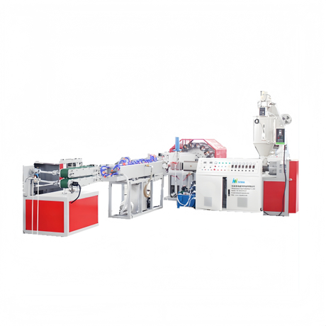 PVC fiber glass reinforced soft pipe hose extrusion line making machine