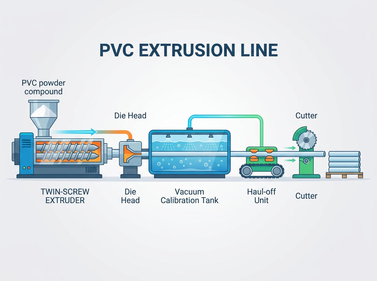 Plastic Pipe Machine